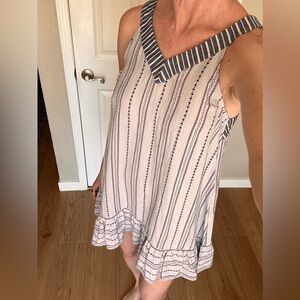 Umgee blue striped sundress Size Large